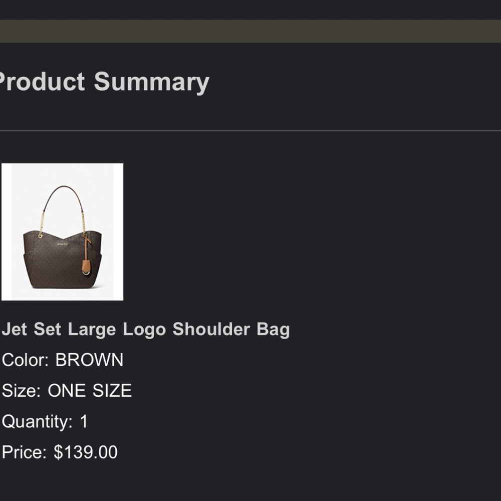 Brown Micheal Kors purse and wallet set - Picture 5 of 5